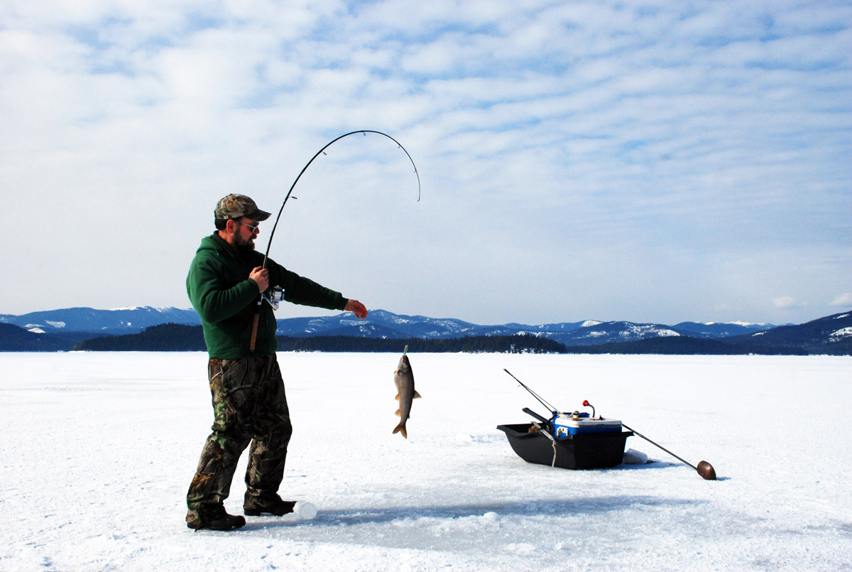 La pêche sur glace La pêche sur glace