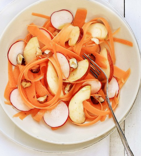Recette tagliatelles de carottes pour les enfants