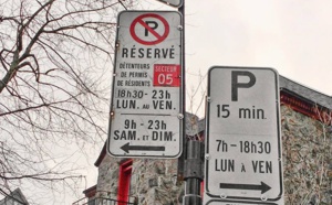 les panneaux de stationnements à montréal